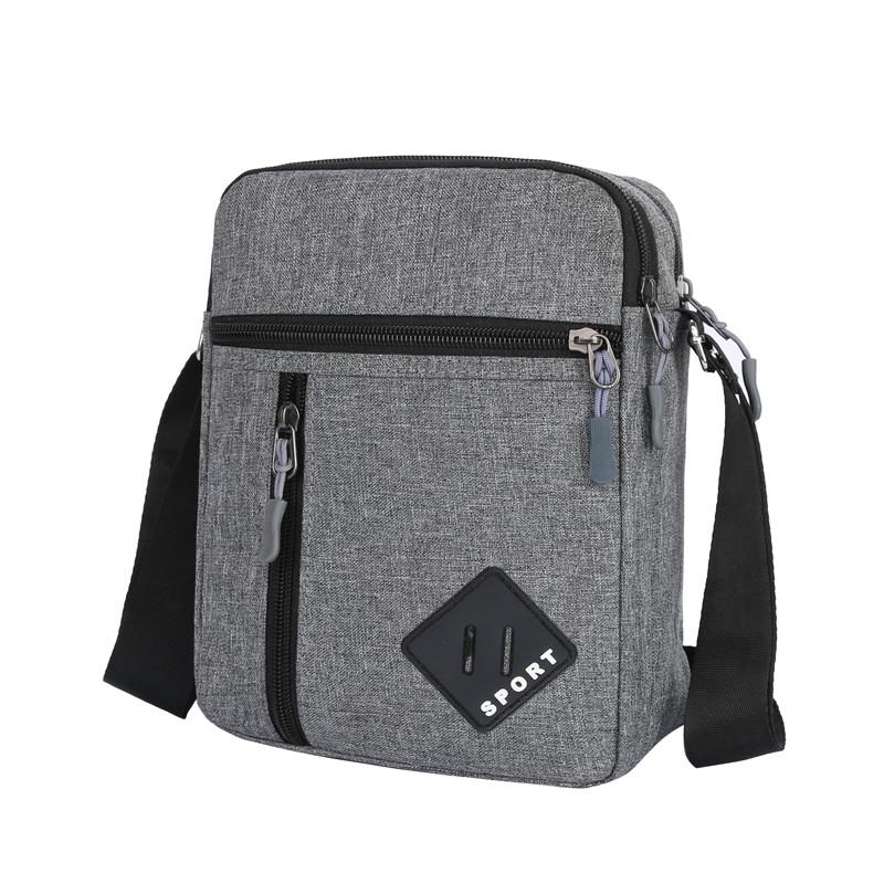 Daily Commuting Shoulder Bag, Casual Men's Bag, Multi-layer Fashionable Crossbody Bag, Outdoor Travel Bag