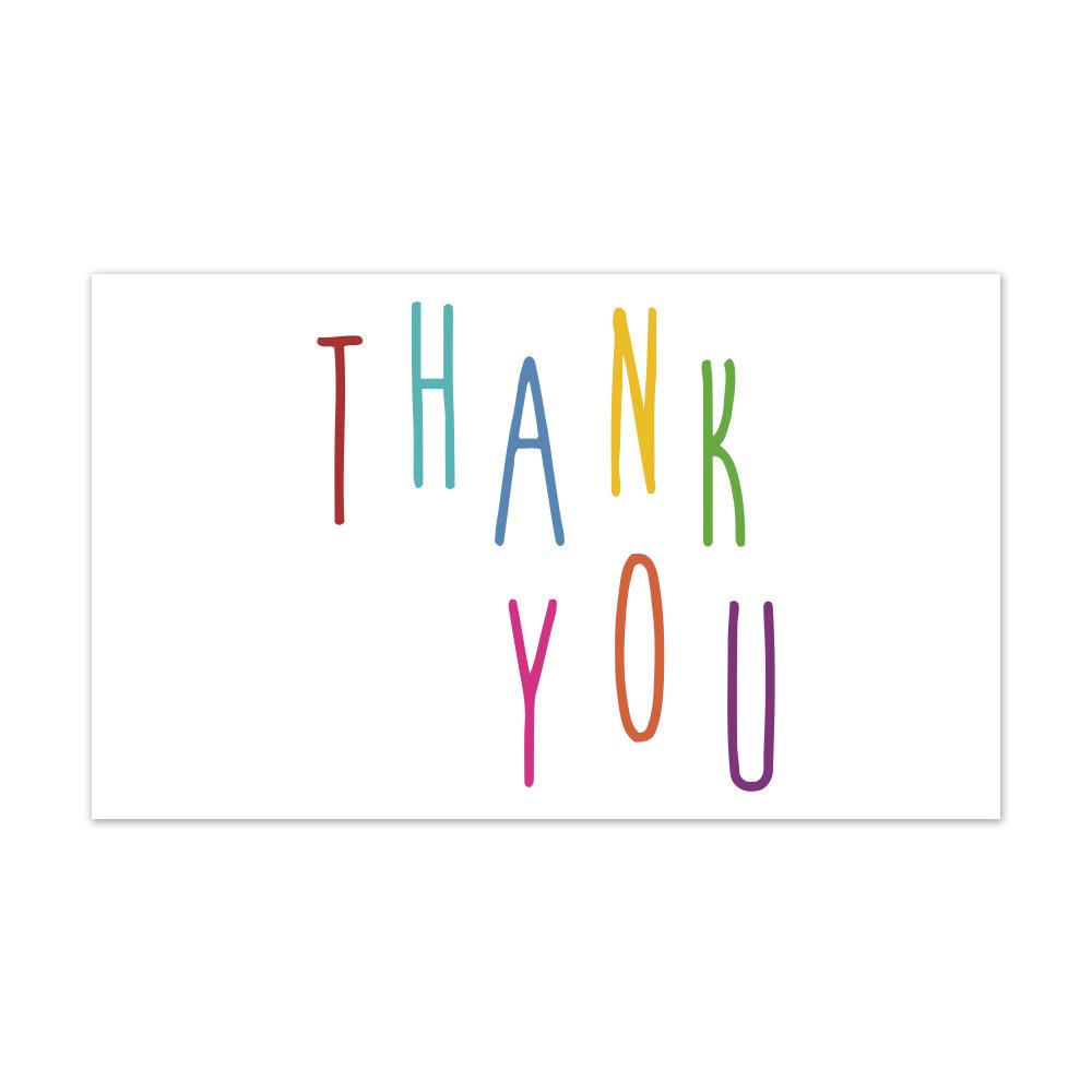 Pink Thank You Gift Card Tags for Packaging Decoration