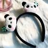 Adorable 2026 Panda Hair Accessory: Cute Round Headband & Funny Clip for Girly Wash Face Routine