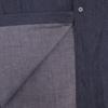 Used AUTHENTIC HERMES Indigo denim shirt size 37 Long sleeve Navy cotton