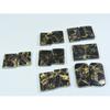 120Cts. Natural Black Copper Tourquise Octagon Cabochon Matched Pair 7Pair A-137