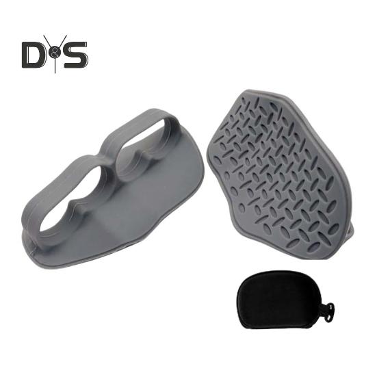 

1 пара противоскользящих захватов для тренировок для мужчин и женщин, защита ладоней для поднятия тяжестей, гантелей, становой тяги, подтягиваний, захваты для тренировок в спортзале, без пальцев серый