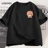 Panda Bear Bubu Dudu and Their Babies T Shirt Fashion Funny Couple T-shirt Women Men Fashion Casual Short Sleeve Tees Clothing