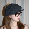 Y2k Striped Berets Cotton and Linen Painter Caps Vintage Octagonal Hat  Daily