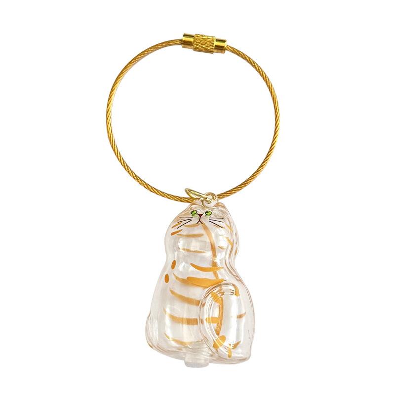 Breloc Pisică Pandantiv Rucsac Pisică Gingiembrie Siameză Calico Cutie Depozitare Păr Animal de Companie Agățat Pisică Agățată Suveniruri pentru Îngrijirea Părului Animalului de Companie