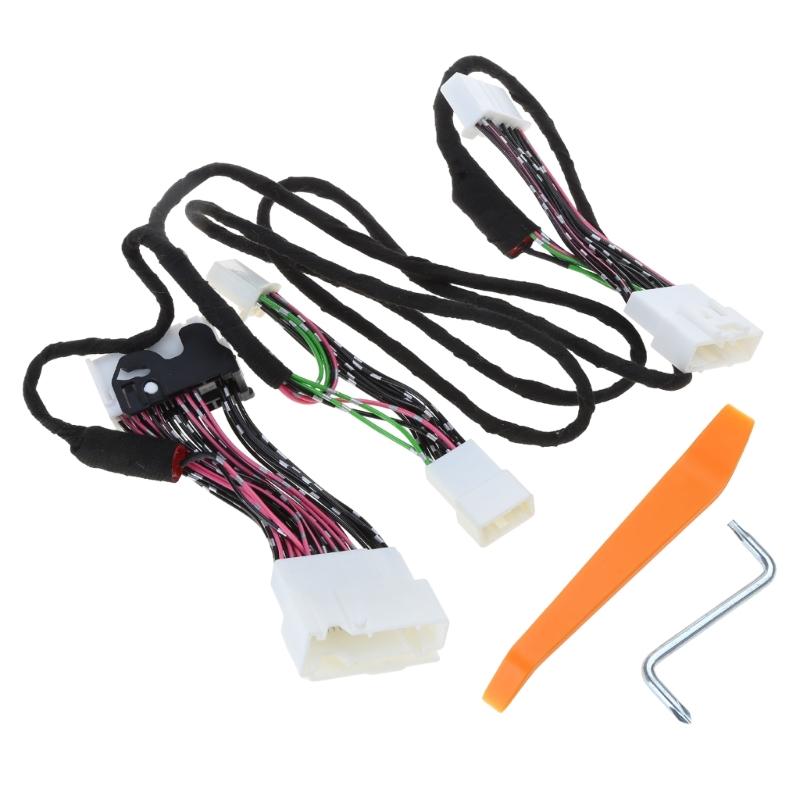 Car Speaker Cable Durable Compatible for Model 3 2022 Audios Activation Wire Upgrade Harness 8 to 14 Line Auto Accessory