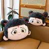 Ne Zha 2 Plush Toy Cute Cartoon Girl Sofa Decoration Soft Cushion Doll Gift