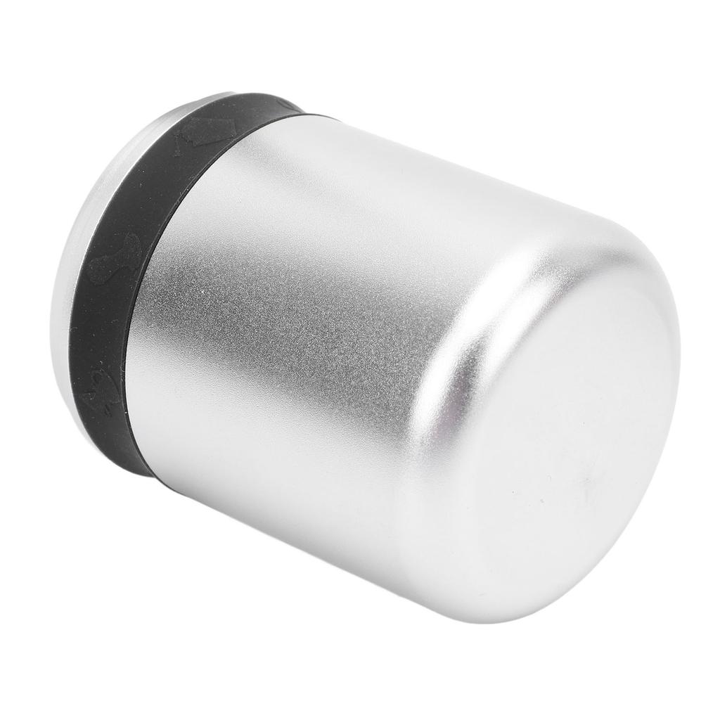 Coffee Machine Dosing Cup Wide Mouth Aluminum Alloy Easy to Use Coffee Powder Cup for Portafilters 51mm 53mm Black