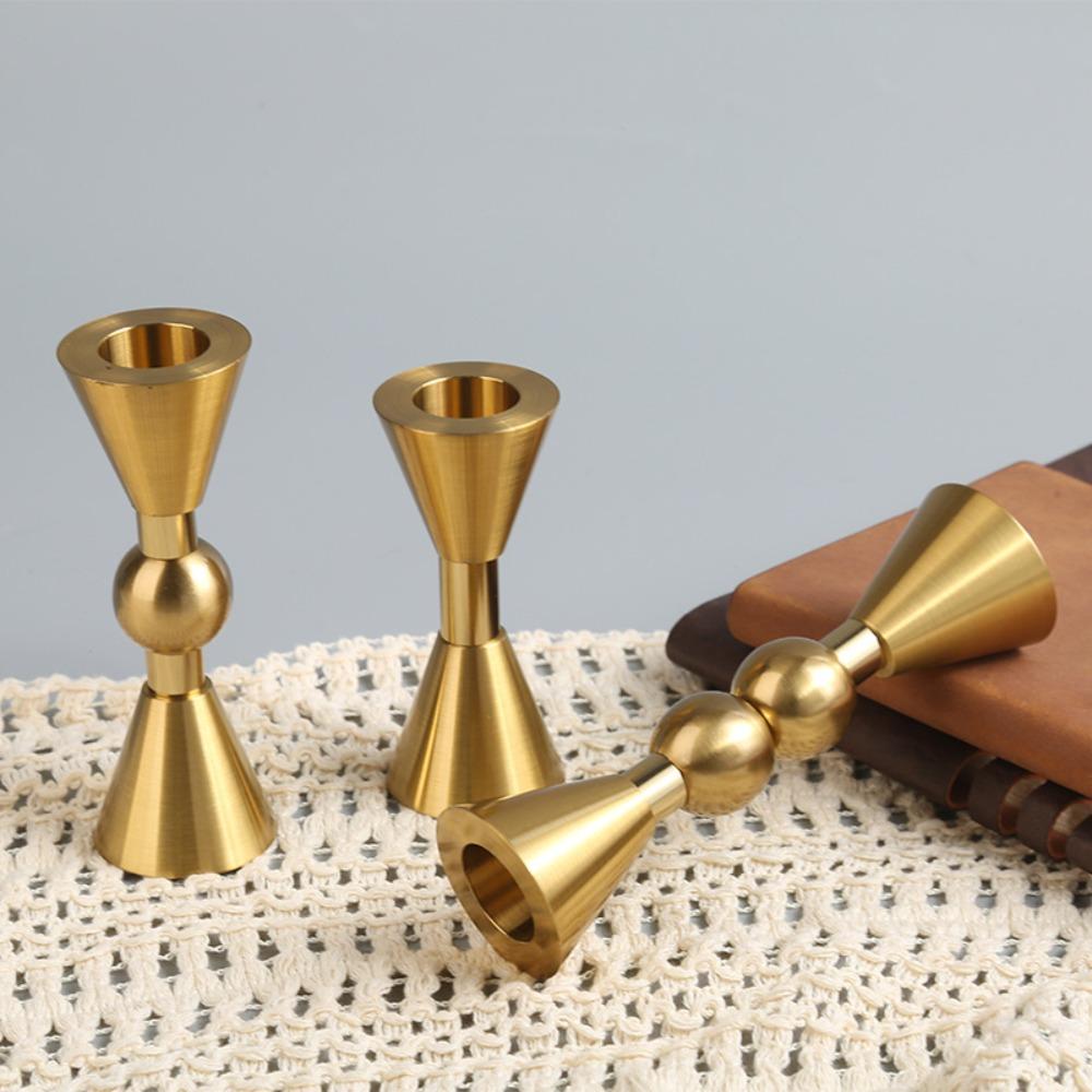 3Pcs Table Centerpiece Candlestick Holders Decorative Candle Holder  for Wedding, Holiday,Party