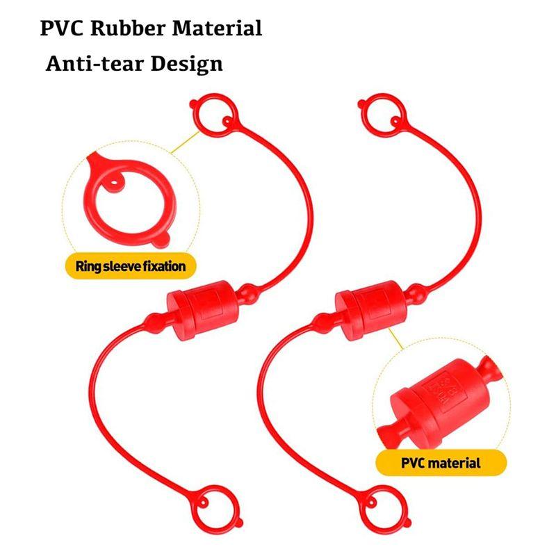 AEE2-Male Dust Cap And Female Plug Cover Fits Hydraulic Quick Disconnects Coupler ISO-B 3/4