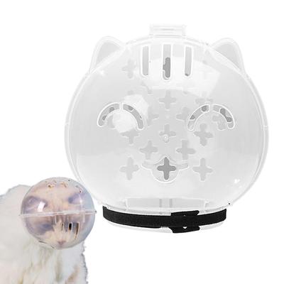 Transparent Breathable Cat Muzzle Anti-Bite Anti Scratch Cat Mask Cover Helmet Cat Grooming Accessories Anti-Licking