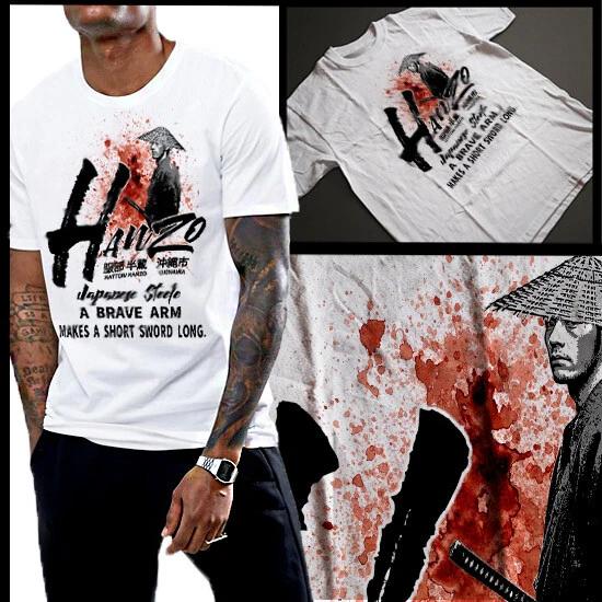 Samurai Warrior Quote T-Shirt Japanese Katana sword Bushido Code cotton tee new XL