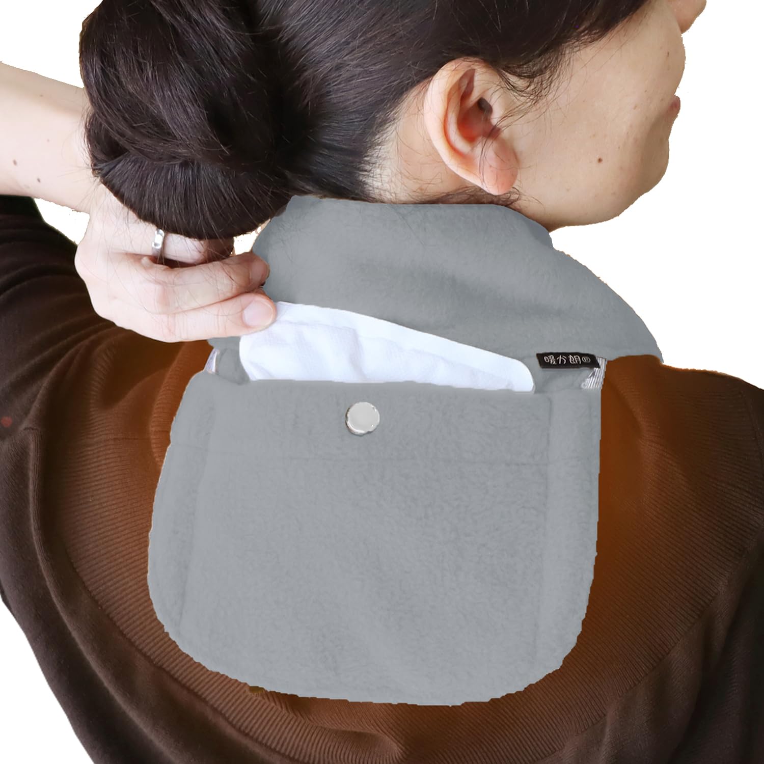 

Нагреватель акупунктурных точек Dankaro II согревает вас в холодную погоду, легкий, для шеи, хакукин, сделано в День уважения к пожилым, подарок для серый