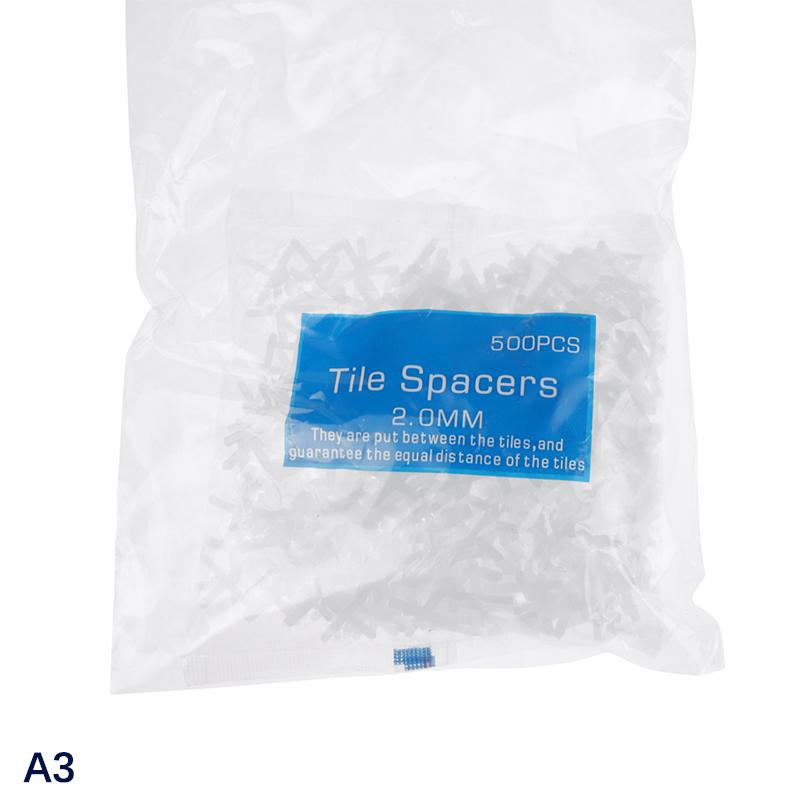 500Pcs 1/1.5/2/2.5/3/5/Mm Plastic Cross Ceramic Tile Leveling System Clips Spacer Ceramic Floor Construction Tools