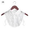 Classic Women Cotton Lace Fake Collar Vintage Detachable Clothes Accessories Lapel Blouse Top Shirt Collar False Collar DropShip