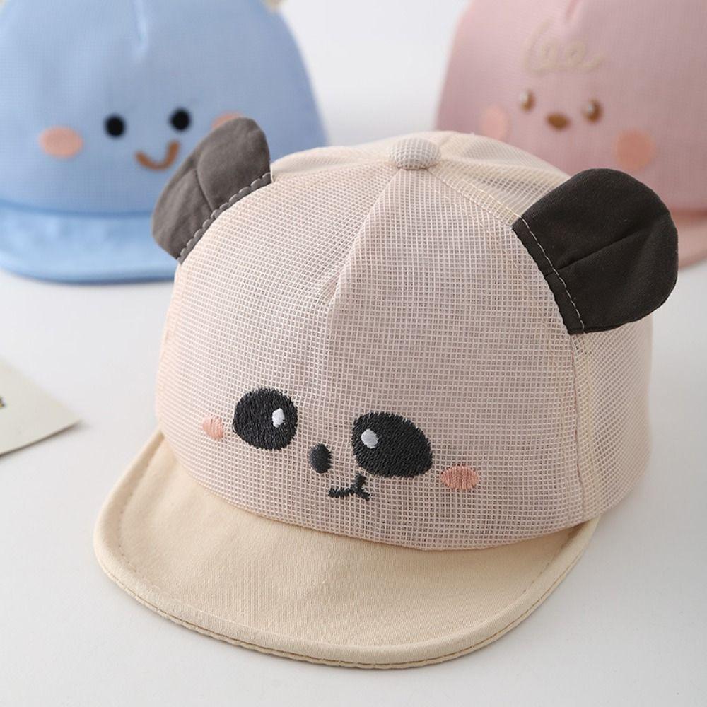 

Breathable Sun Hat Cute Cartoon Baseball Cap Fashion Duck Tongue Hat Baby кавовий