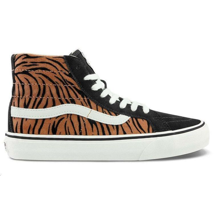 Vans Sk8 Decon Sf Comfortable High-Top Skate Shoes Unisex Sneaker Black Tiger-Stripe VN0A4UWN9ZY