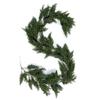 Artificial Christmas Cypress Pine Vine Décor with Plastic Greenery
