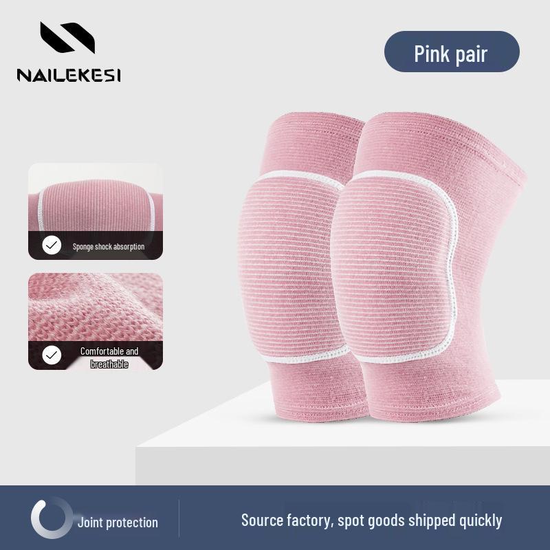 Breathable Thickened Sponge Knee Pads for Yoga, Dance, and Fitness - Suitable for All Ages and Seasons