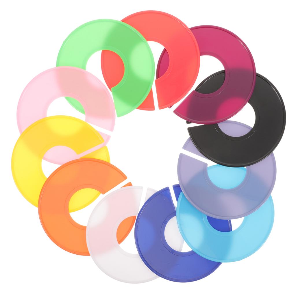 11 Pcs Clothing Divider Hanger Dividers Wardrobe Separators for Clothes Size Storage Boxes Closet Blank