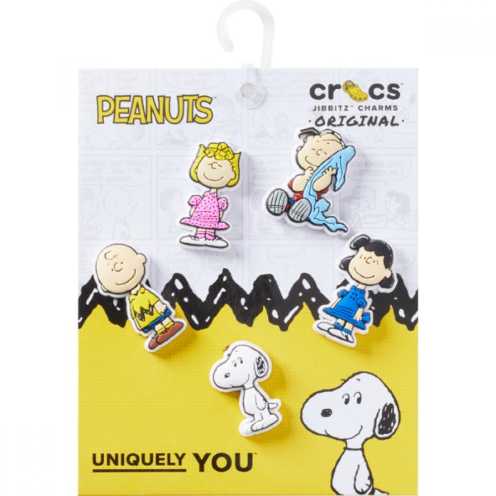 Crocs Набор Джиббитсов Snoopy Peanuts 10014896 FREE