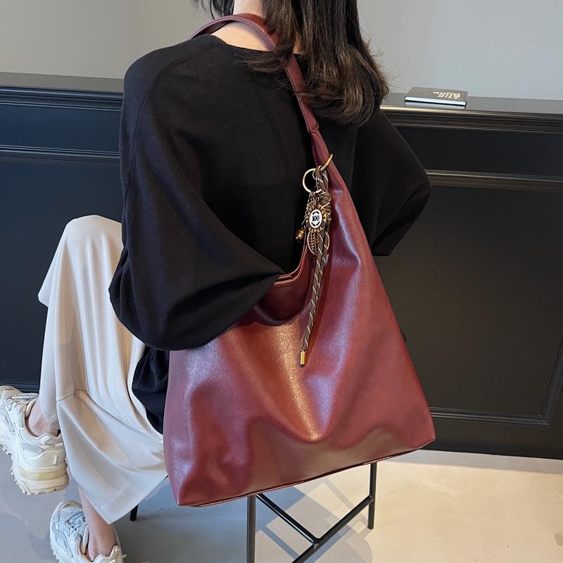 Commuter Bag Women's Large-capacity New Versatile Casual Shoulder Shopping Bag Tote Bag