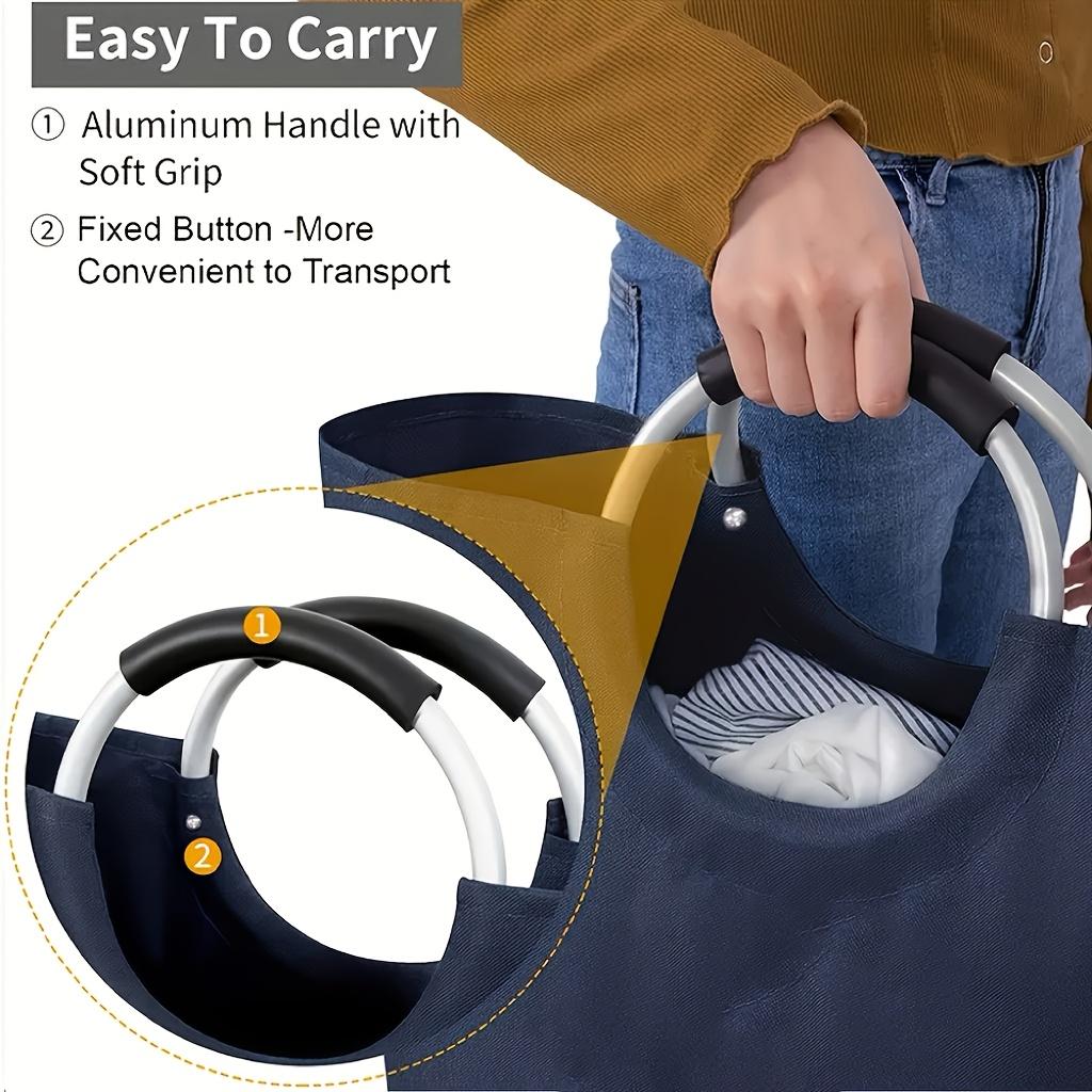 115L Laundry Basket 13 Colors Waterproof Laundry Hamper Laundry Bag with Padded Handles Clothes Hamper Stands Up Well Collapsibl