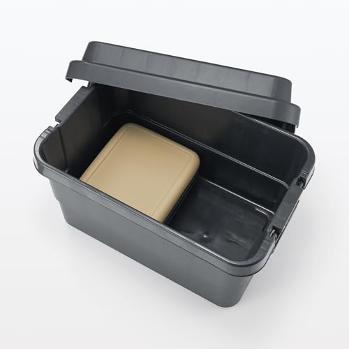 MUJI Foldable Soft Cooler Bag with Shoulder Strap, Beige, Approx. 28 X 22 X 19 Cm, 12L, 83832810