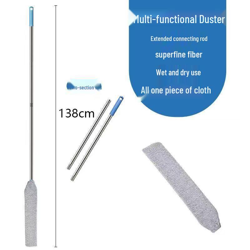 Under-Bed Cleaning Tool: Dust Sweeper & Feather Duster