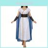 Medieval Greek Cosplay Costume With Linen Fabric For Stage Performances And Halloween Events