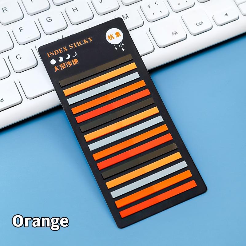 1pcs Fine Index Paste Stickers Set 300 Sheets PET Transparent Memo Pad Book Tag Spot Marker Office School
