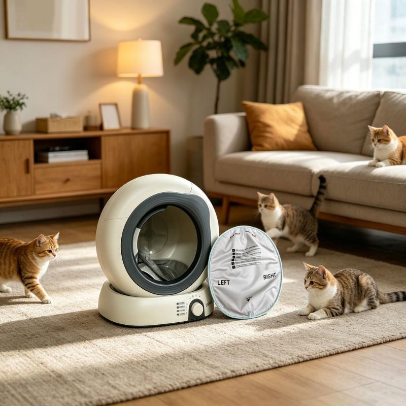 Cats Litter Pans Tray for Older Cats Waterproof Small Smooth Surfaces Not Odor Safe for Kittens Easy Cleaning