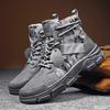 Fashion Men Boots Casual Outdoor Desert Boots Autumn Fashion Camouflage Lace-up Platform Shoes Man  Botas Masculina Zapatos Hombre