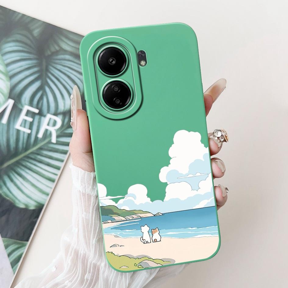 For Redmi 13C 4G Case Cute Rabbit Cartoon Protective Cover For Xiaomi Redmi 13C 2023 Phone Cases Redmi13C 13 C Shockproof Bumper