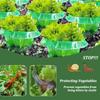 5-25Pcs Plants Slug Protection Rings Green Planter Flower Pot Snail Vegetables Cover Reusable Pest Control Trapper Garden Tool