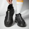 2025 summer new thin men's shoes ins trendy mesh open-toed breathable sandals soft-soled slippers little white shoes