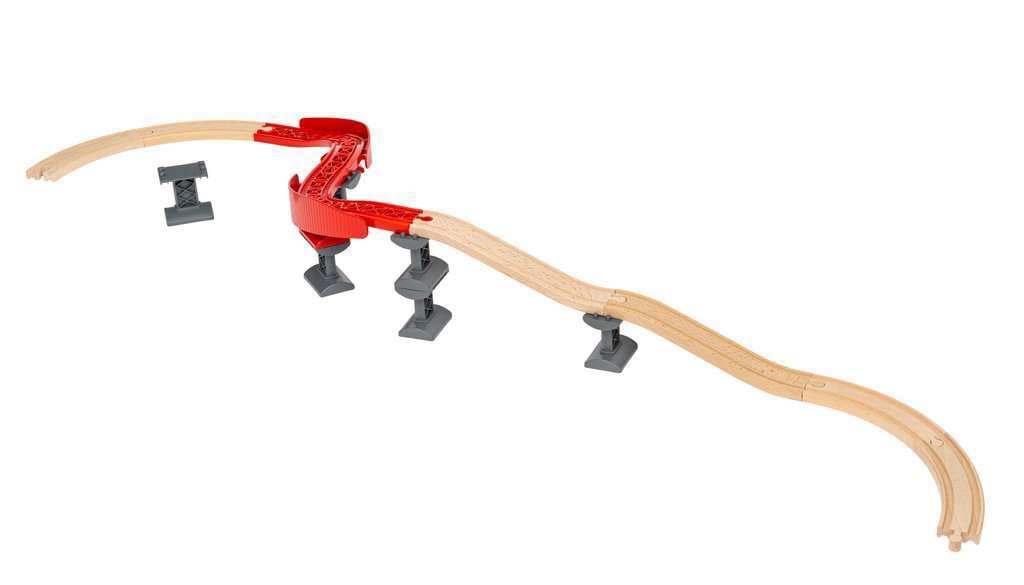 BRIO Kurvenpack 33995, ab 3 Jahren [Spielzeug, Holzspielzeug, Holzschienen-Set, Geschenk (GeburtstagWeihnachten)]