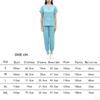Care Peeling Set, Work Clothes, Soft, Breathable, Elastic Waist, Nurse Clothing, Top And