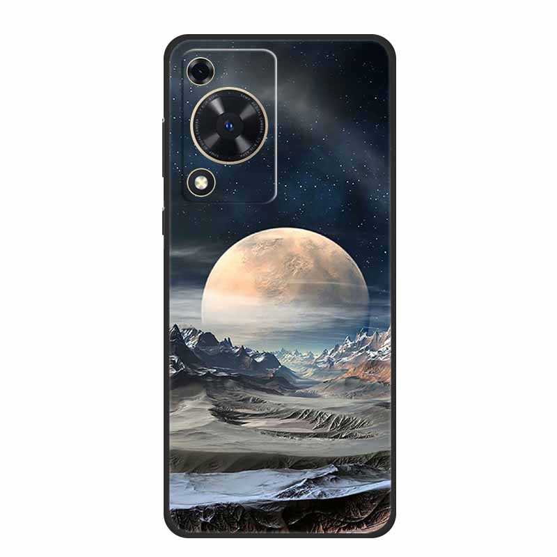 Coque For Huawei Nova Y72 Case Fashion Marble Black Silicone Soft Phone Cover Case For Huawei Nova Y72 Back Cover Case Y 72 Capa