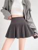 Harajuku Streetwear Pleated A-Line Wool Skirt - Versatile High Waist School Style