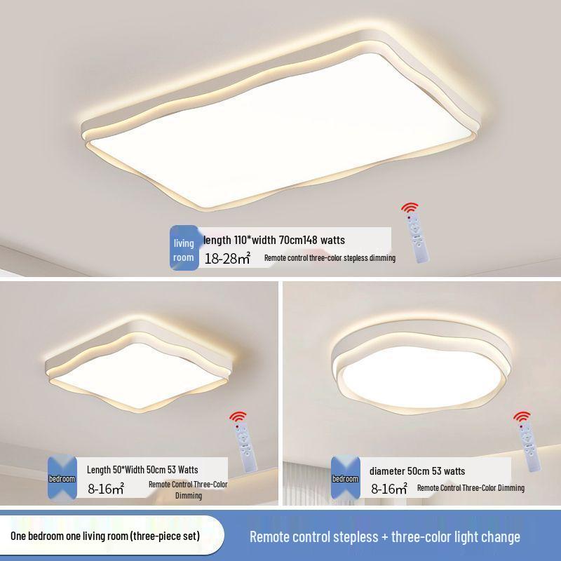 2025 Smart Voice-Controlled Full Spectrum Living Room and Bedroom Ceiling Light Package