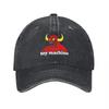 Toy Machine Devil Logo Gewassen Canvas Baseballpet Klassieke Pasvorm Verstelbare Pet Streetwear Stijl Ontwerp