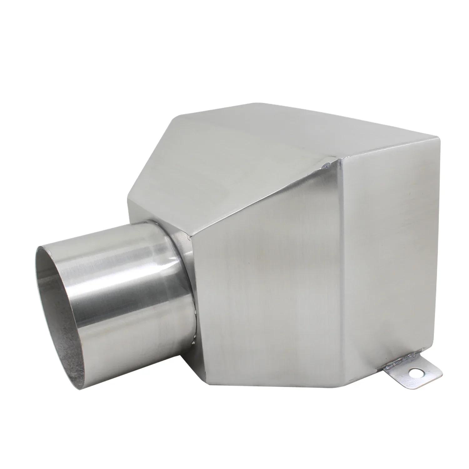 for Side inlet rainwater Hopper for stainless steel square funnel siphon rainwater discharge downspout hopper drain fittings 160 120 45mm 201
