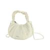 Fila Moda Heritage Casual Colore Unico Chiusura a Zip Tessuto Borsa a Nuvola Borsa a Spalla Tracolla Borse da Donna Bianco Formaggio F13W328163FIV