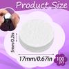 100 PCS Air Filter Scent Pads, Essential Oil Pads Unscented White  Scent Replacement Pad, 17Mm Universal Essential Oil Perfumes Refill Tablets For