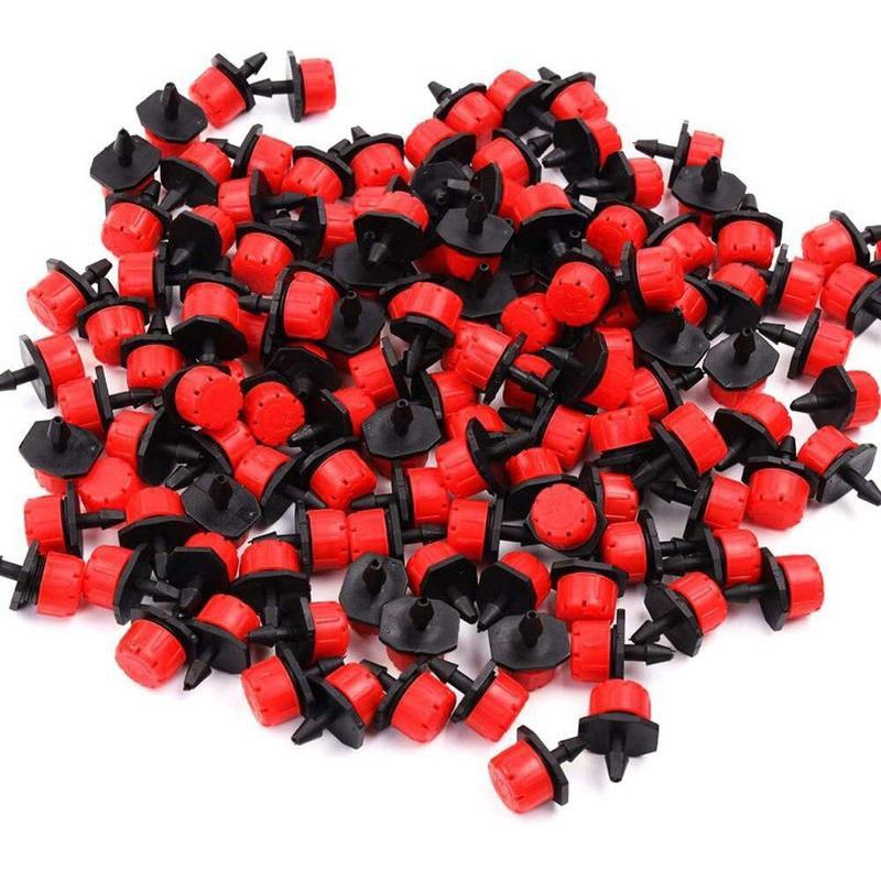 10/50/100 PCS /set Sprinkler Garden Irrigation Microfluidic Drip Irrigation Nozzle Adjustable Drop Head