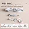 10 Pcs Creative Silicone Cable Organizer Data Cable Headphone Cable Storage Charging Cable Sorting Multifunctional Winder Strap