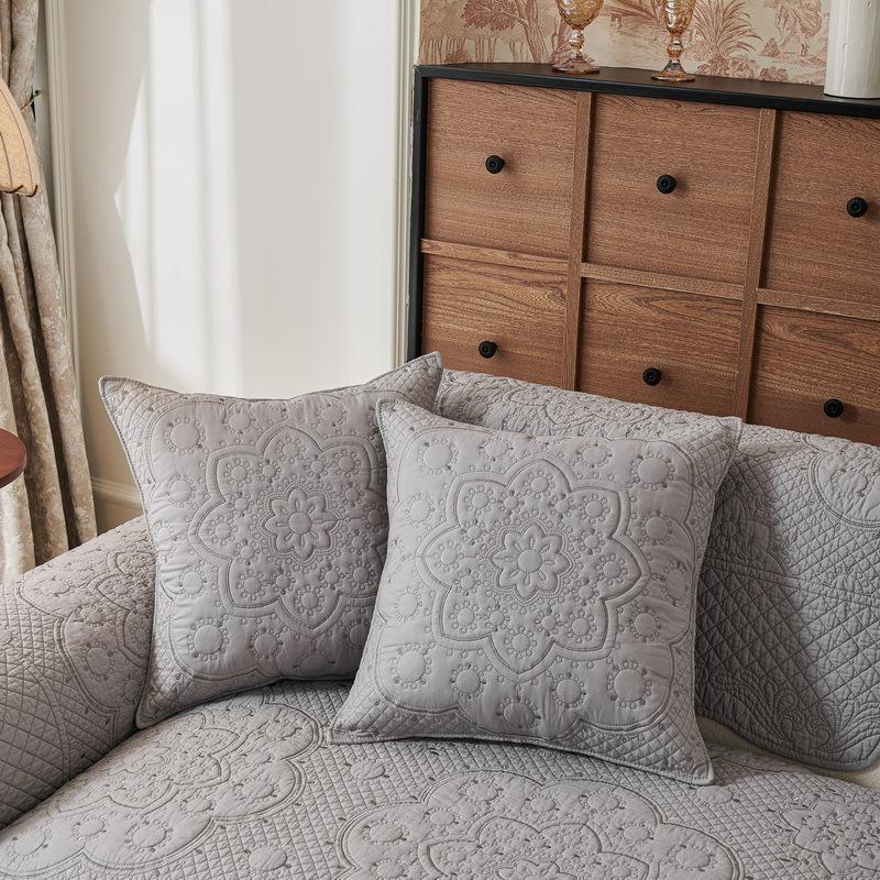 Four Seasons Universal Cotton Sofa Cover for Living Room Simple Irregualr Sofa Towel Non-Slip Sofa Cover Couch Cushion 