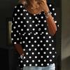 Linen Shirts For Women 3/4 Sleeve Button Down V Neck Summer Tops Dressy Casual Cute Shirts