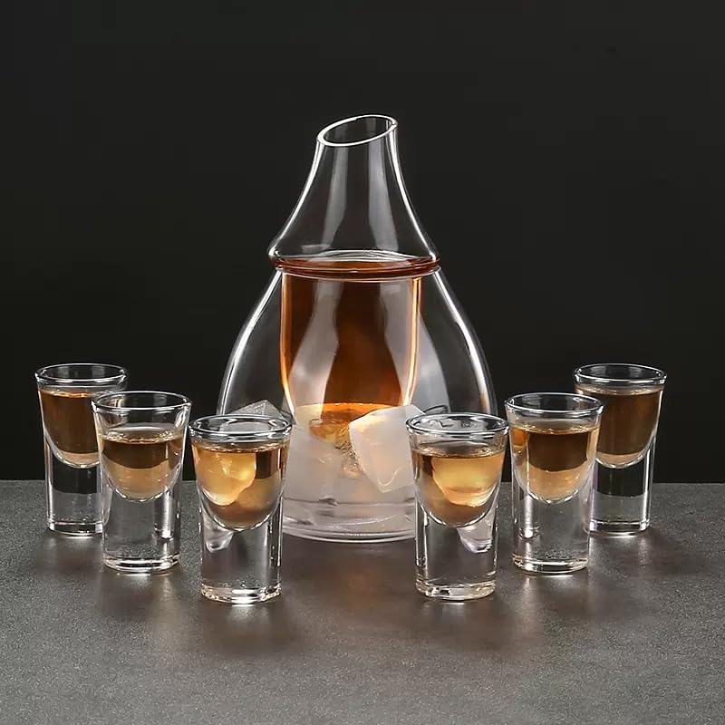 

Gugrida Холодный сакэ Вино Чашка для сакэ В комплекте 6 Бутылок для сакэ Японская бутылка для сакэ Чашка для сакэ Стакан для теплого ликера со льдом 150 куб. см Чашка, Графин, Набор, Чашки, Набор,